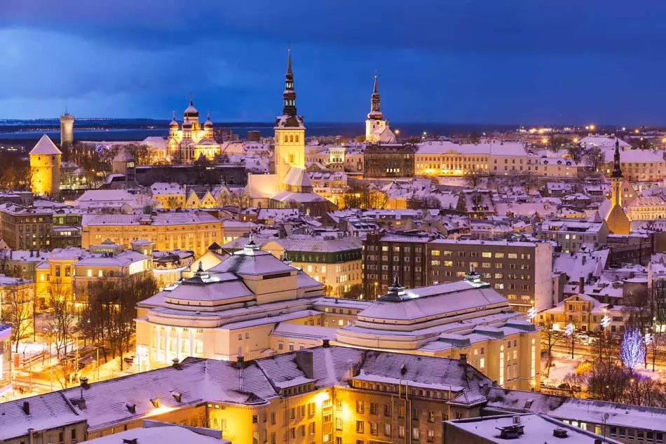 Tallin sous la neige