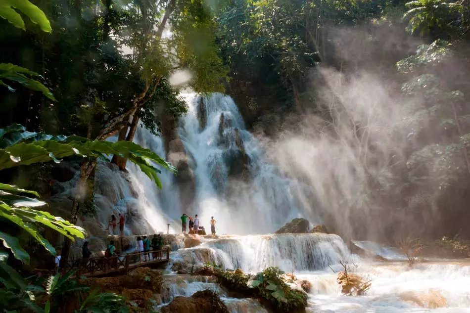 Cascades à proximité de Luang Prabang