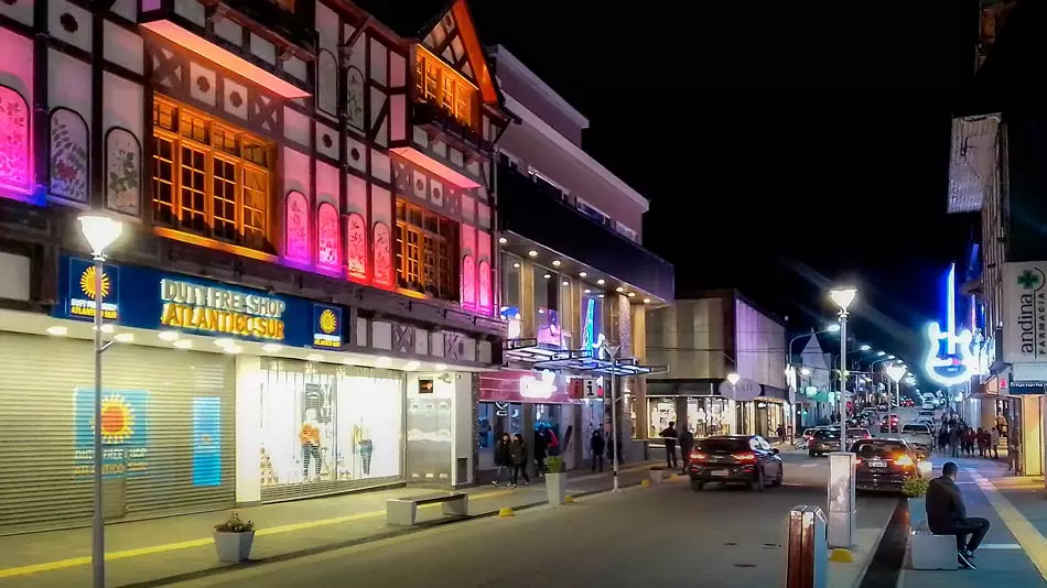 Rue commerçante à Ushuaïa