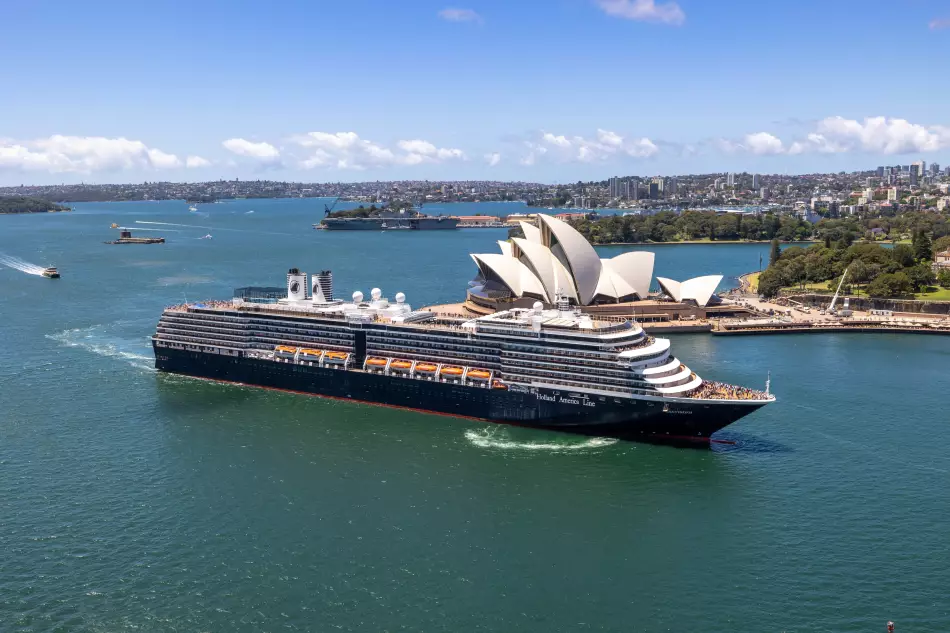 MS Westerdam en navigation