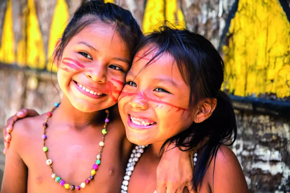 Enfants, Amazonie