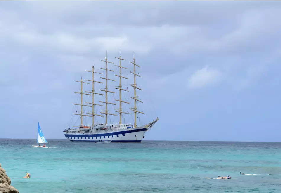 Royal Clipper a l'ance
