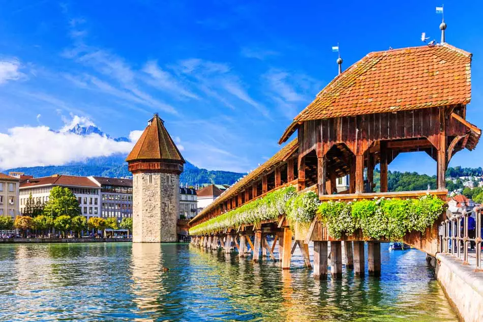 Le Kapellbrücke à Lucerne