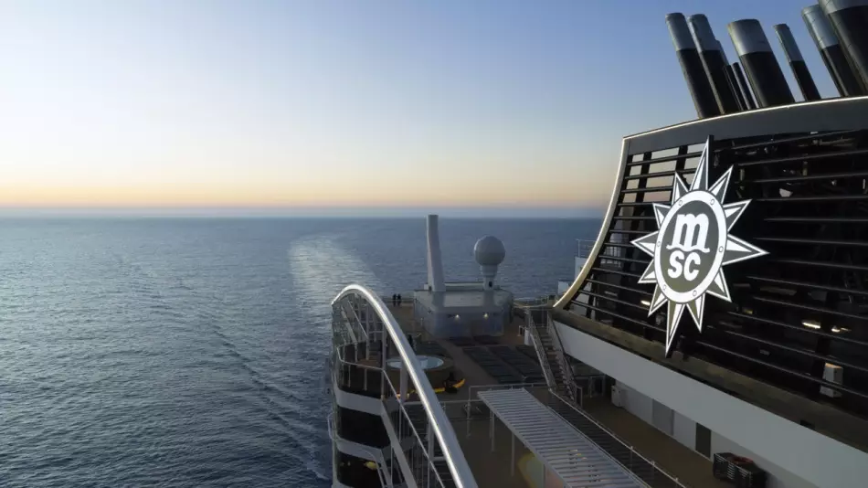 MSC World Europa en navigation