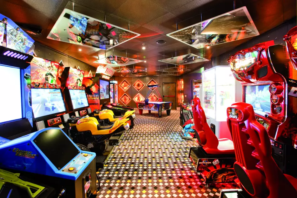 Salle d'arcade du Deliziosa