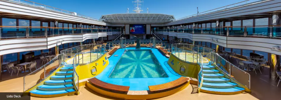 Pont soleil et piscine