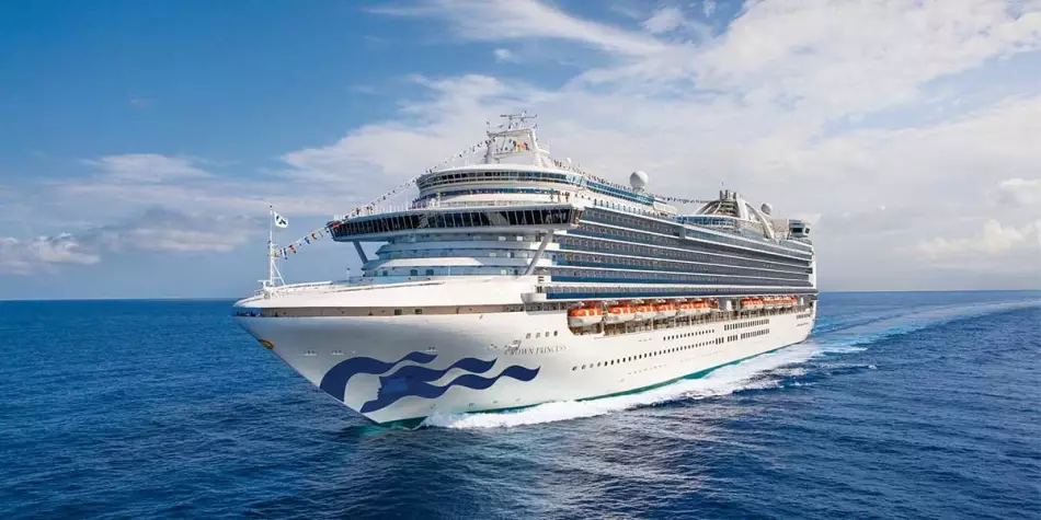 Crown Princess en navigation