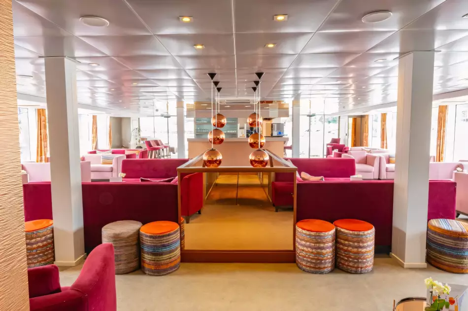 Salon bar, MS Loire Princesse