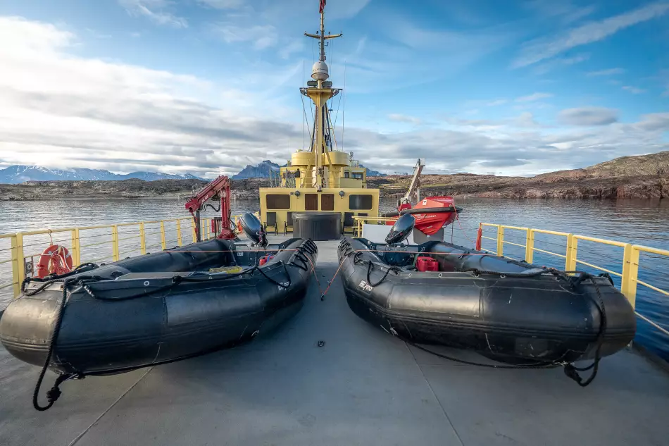 Zodiacs d'exploration