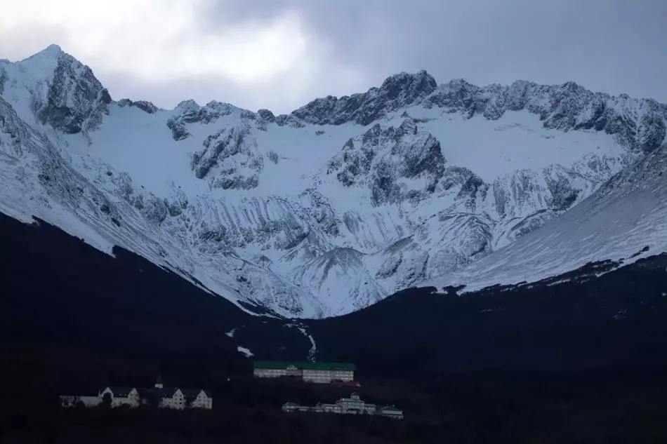 Le glacier Martial qui domine Ushuaia