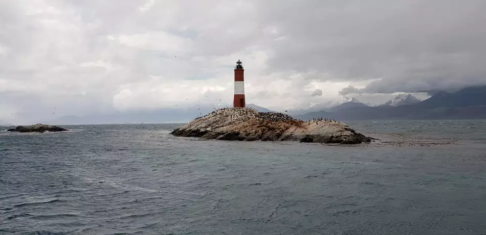 Le phare des éclaireurs dans le canal Beagle