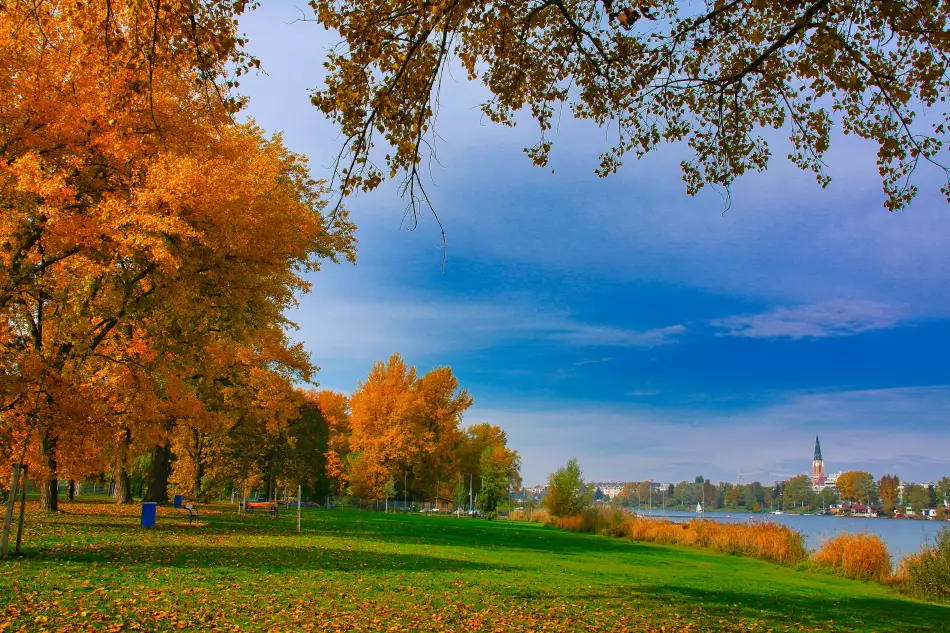 Alte Donau, Vienne, Autriche