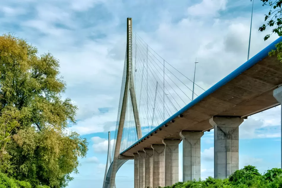 Pont de Normandie, Honfleur, France