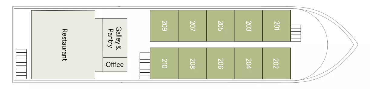 Plan Main deck