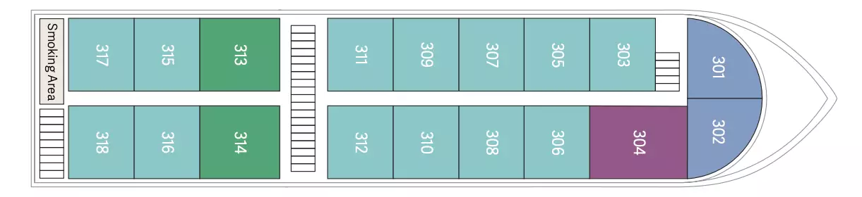 Plan Upper deck