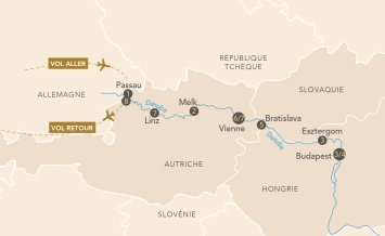 Itinéraire Au fil du Danube, croisière au cœur de l'Histoire