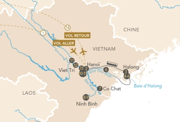 Itinéraire Légendes du fleuve Rouge: splendeurs du nord du Vietnam