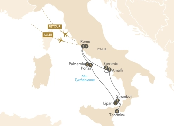 Itinéraire Croisière en Italie : Berceau de l'Histoire et des Civilisations