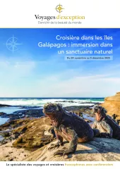 Croisière dans les Îles Galápagos : Immersion dans un sanctuaire naturel