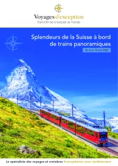 Splendeurs de la Suisse à bord de trains panoramiques