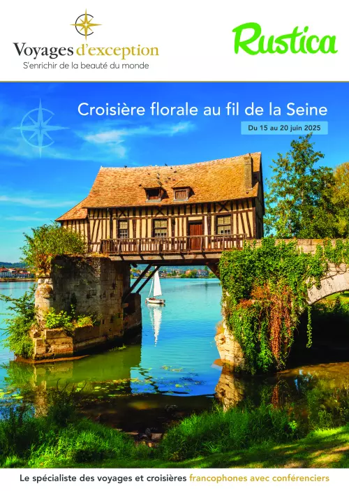 Brochure Croisière florale au fil de la Seine