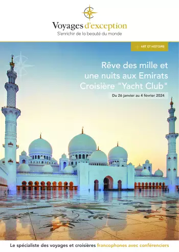 Couverture de la brochure du voyage Croisière les joyaux des Émirats, le rêve des mille et une nuits