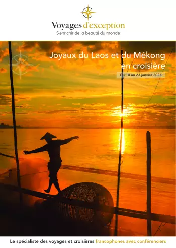 Couverture de la brochure du voyage Joyaux du Laos et du Mékong