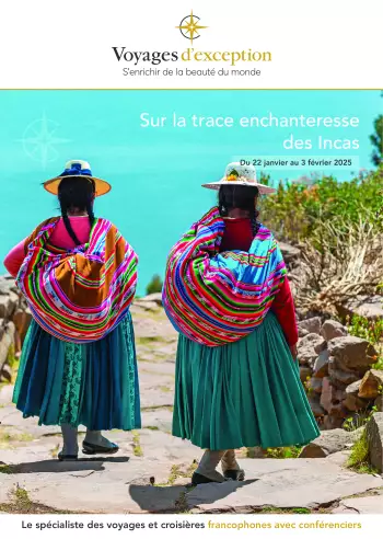 Couverture de la brochure du voyage Sur la trace enchanteresse des Incas