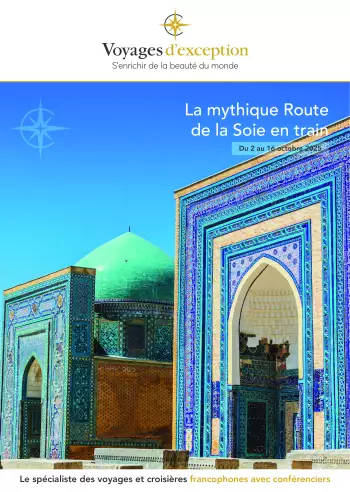 Couverture de la brochure du voyage La mythique Route de la Soie en train