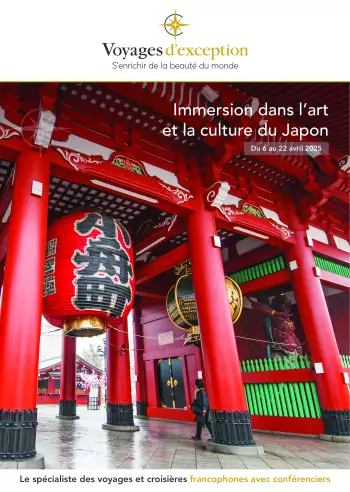 Couverture de la brochure du voyage Croisière au Japon : immersion dans l’art et la culture du Soleil Levant